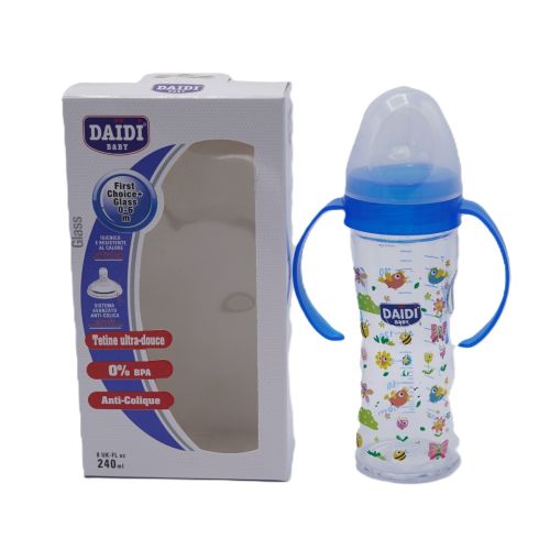 DIADI BIB A/B EN VERRE240ML S0012 (0-6m)