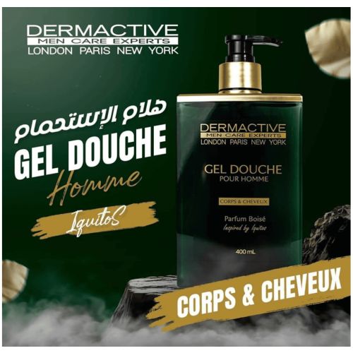 Gel Douche Dermactive Pour Homme Boisé 400 Ml