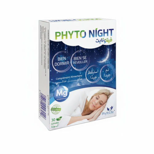 Complément PhytoLife PhytoNight Mélatonine Ashwagandha 15 Gélules