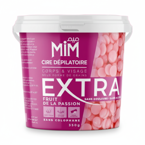 Cire Dépilatoire Mim Grains Corps Et Visage Fruit De La Passion 350 G