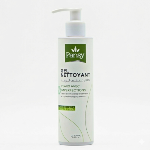 Gel Nettoyant Pansy Peaux Avec Imperfection Aloe Vera 200 ML