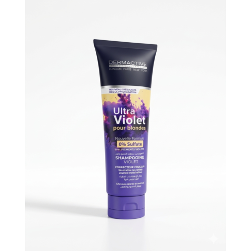 Shampoing Dermactive Ultra Violet Correcteur Couleur 250 Ml