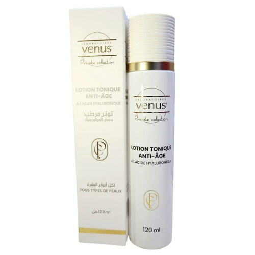 Lotion Venus Tonique Anti-Age Acide Hyaluronique Tout Type De Peaux 120 Ml