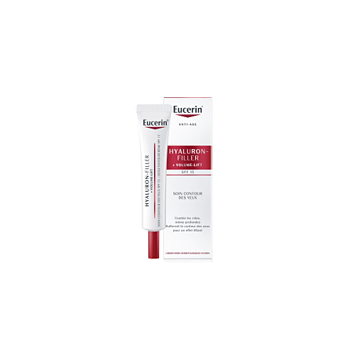 Creme Eucerin Hyaluron-Filler + Volume Lift Soin Contour des Yeux SPF15 15 ml