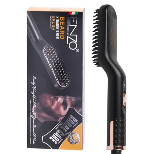 Brosse Enzo Beard Straightener Brush En-4007