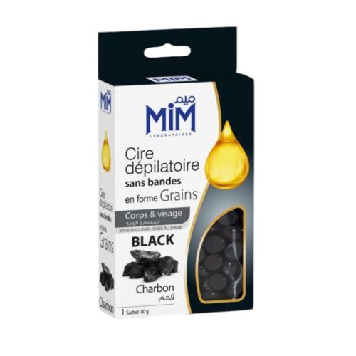 Cire Dépilatoire Mim En Forme Grains  80 G - BLACK