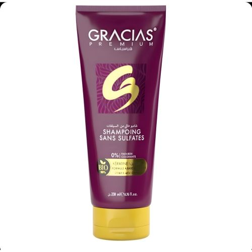 Shampoing Gracias Sans Sulfate Keratine 230 ML