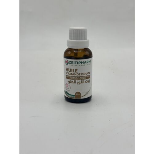 Huile ZeitiPharm Végétale D'Amande Douce 30 Ml