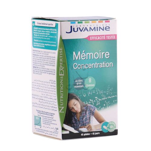 Complément Juvamine Mémoire Concentration 30 Gélules