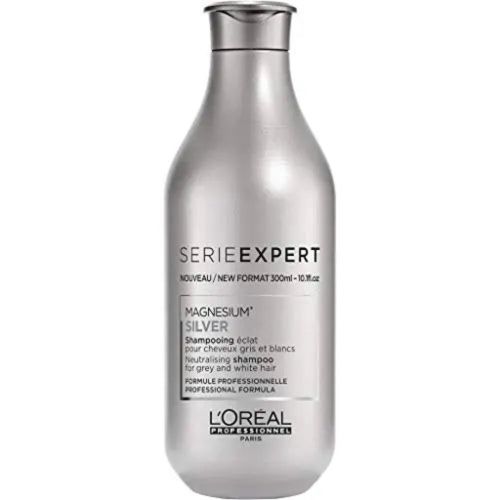 Shampoing L'oreal Paris Série Expert Silver Déjaunisseur Cheveux Blancs Et Gris 60 ML (DOSE)