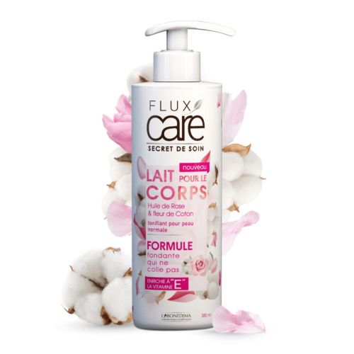 Lait De Corps Flux Care Huile De Rose & Fleur De Coton 380 ML