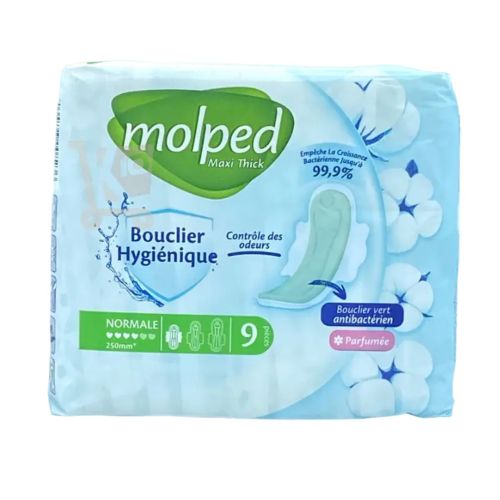 Serviettes Intimes Molped Normal 9 Unité