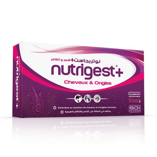 Complément Sci Nutrigest+ Cheveux Et Ongles 30 Gélules