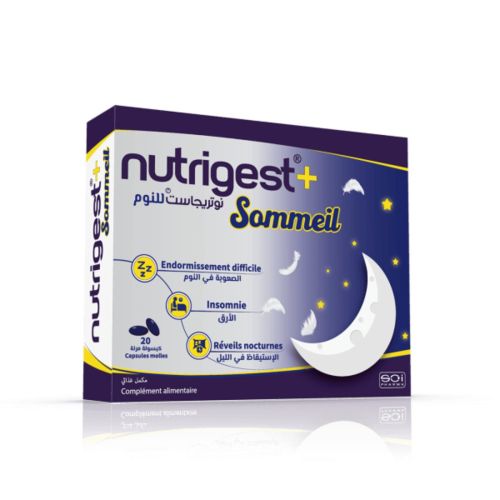 Complément Sci Nutrigest + Sommeil 20 CAPSULES