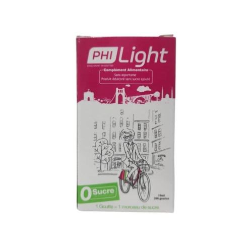 Sucre Phi Light Produit Édulcoré Sans Sucre Ajouté 10 ML