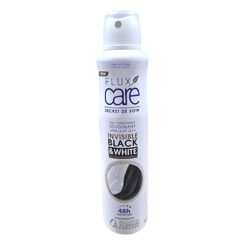 Déodorant Flux Care Invisible Black & White 48h 250 ML