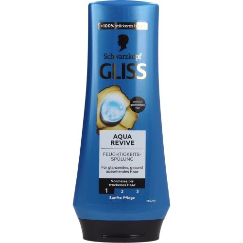 Après Shampoing Schwarzkopf Gliss Aqua Revive 200 ML