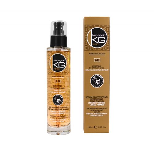 Serum Cheveux Keragold Sans Sulfates Keratine Et Extrait D'Ail 100 Ml