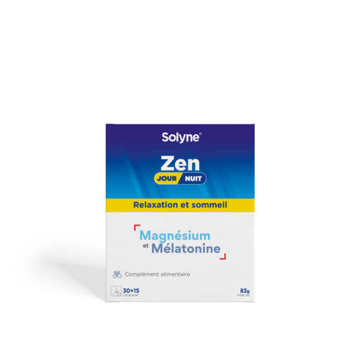Complément Solyne Zen Jour / Nuit Relax Et Sommeil 30+15 Comprimés