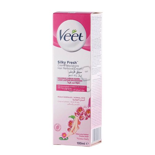 Creme Dépilatoire Veet Peaux Normales 100 Ml