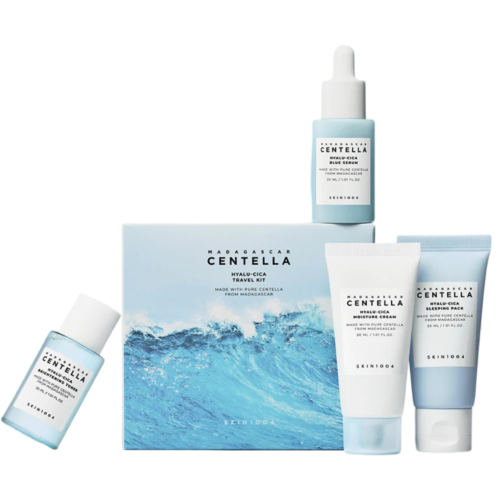 Creme Centella Hyalu-Cica Travel Kit Toner , Serum , Sleeping Pack , Cream 30ML*4