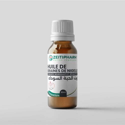 Huile ZeitiPharm Végétale Graines De Nigelle 30 Ml