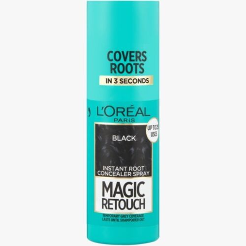 Teinture L'oreal Spray Magic Retouch Instant Root Concealer Black 75ml.