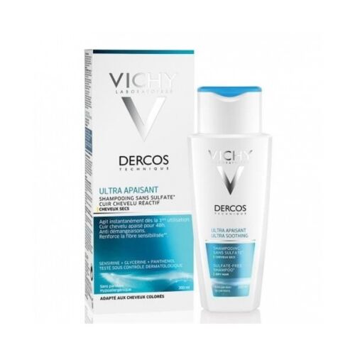 Shampoing Vichy Dercos Ultra Apaisant Cheveux Normaux A Gras 200 ML