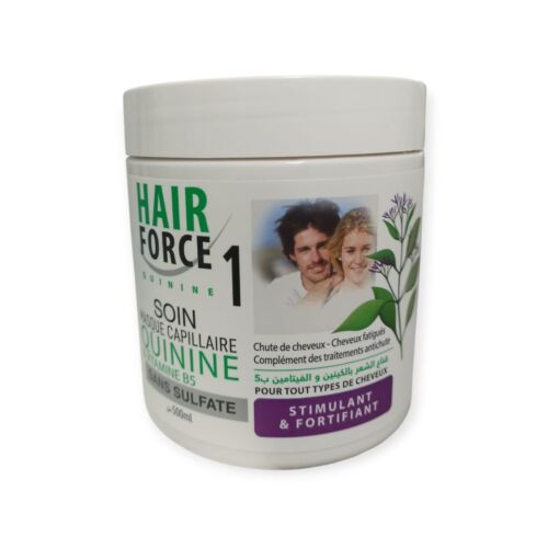 Masque Cheveux Hair Force Quinine & Vit B5 Sans Sulfate 500 ML