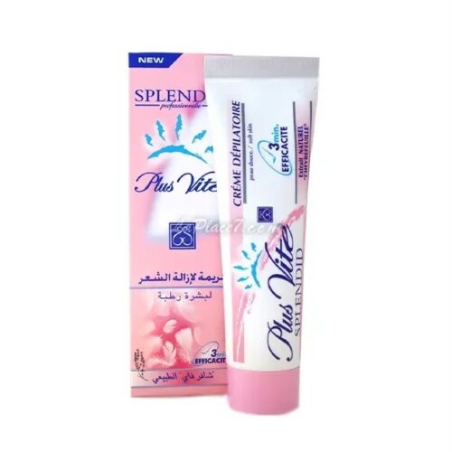 Creme Dépilatoire Splendid Plus Vite Peau Douce Chévre Feuille Naturel 100 ML