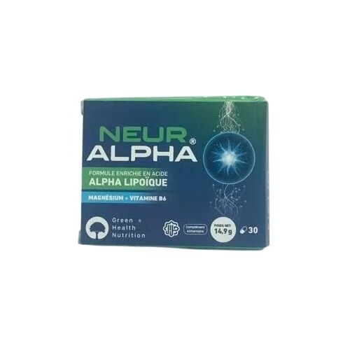 Complément Green Health Neur Alpha Mag + Vit B6 30 Comprimés