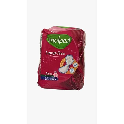 Serviette Hygienique Molped Extra Longue Lump-Free Musc 7 Unité