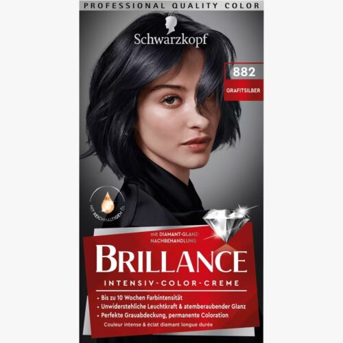Teinture Schwarzkopf Brillance Graphite Argenté 882