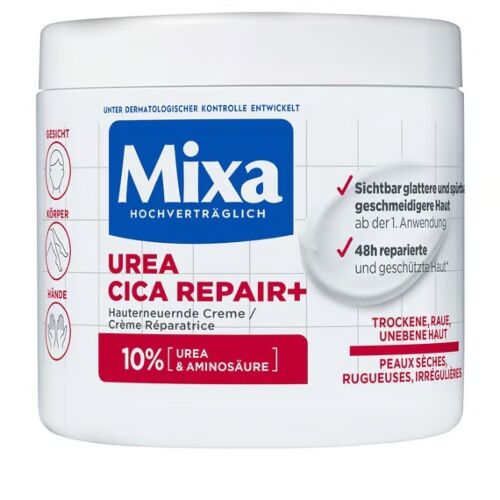 Creme Hydratante Mixa Urea 10% Cica Repair+ 400 ML