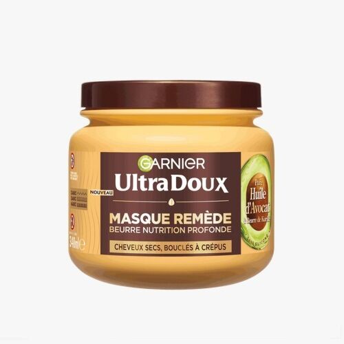 Masque Cheveux Garnier Ultra Doux Avocat & Beurre De Karité 340 ML