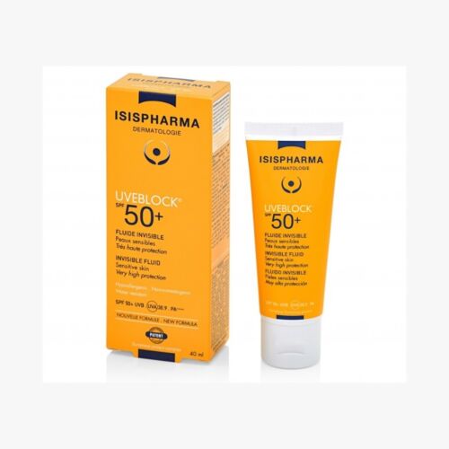 Creme Solaire Isispharma Uveblock Spf50+ Fluide Invisible 40 ML