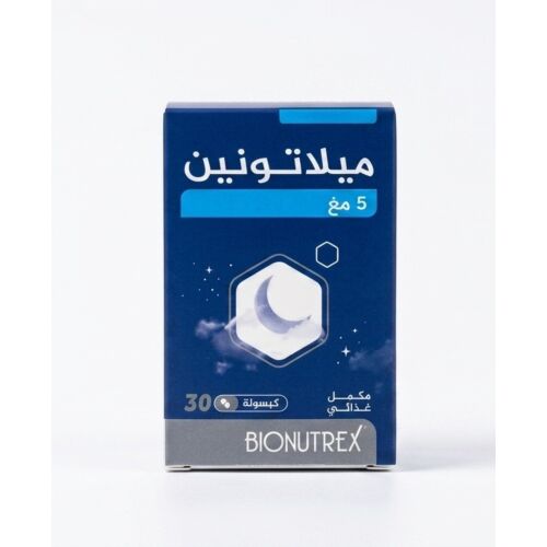 Complément Bionutrex Melatonine 5 Mg 30 Capsules