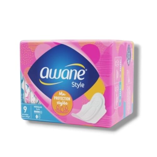 Serviettes Intimes Awane Style Normales 9 Unité