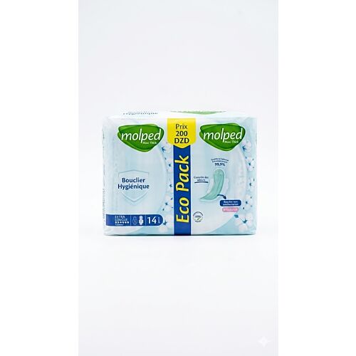 Serviettes Intimes Molped Extra Longue Eco Pack 14 Unité