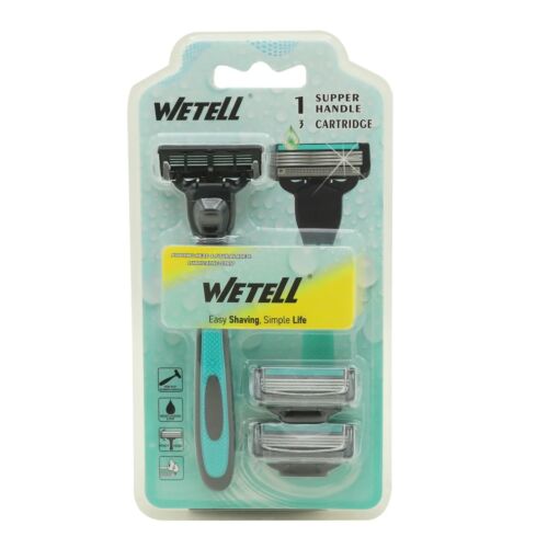 Rasoir Wetell Easy Shaving 4 Lames 2 Recharge