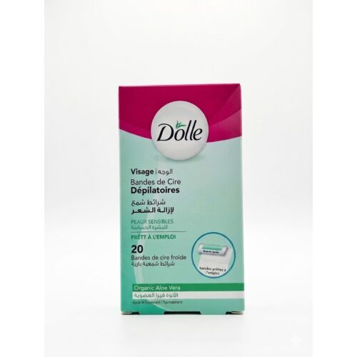 Bande De Cire Dolle Visage Aloe Vera 12 Unité