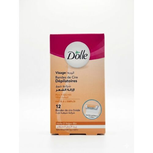 Bande De Cire Dolle Visage Huile D'argan Bio 12 Unité