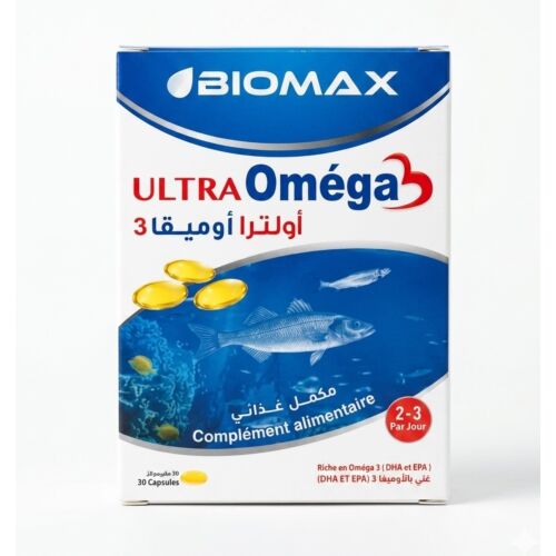 Complément Biomax Ultra Omega 3 30 CAPSULES