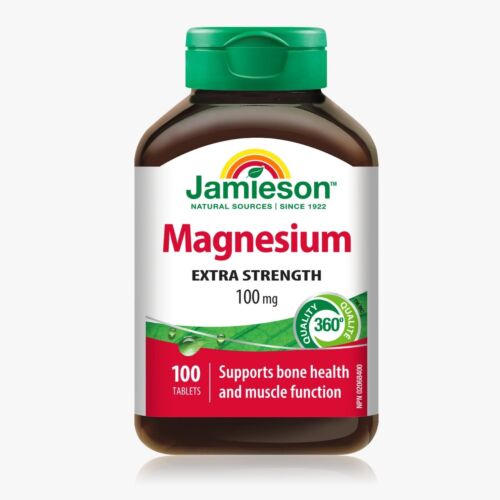 Complément Jamieson Magnesium 100 MG 30 Capsules