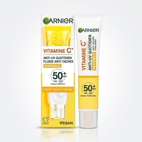 Creme Solaire Garnier SkinActive  Anti Taches Invisible SPF 50+ 40 Ml