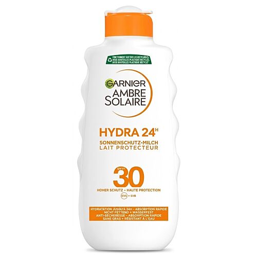 Lait Solaire Garnier Ambre Solaire Hydra 24h Protect 30 Spf 200 ML