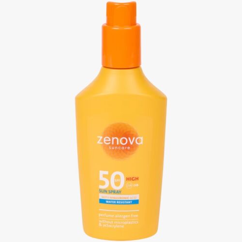 Creme Solaire Zenova Water Resistant Sun Spray Hyaluronic Acid 50 Spf 200 ML