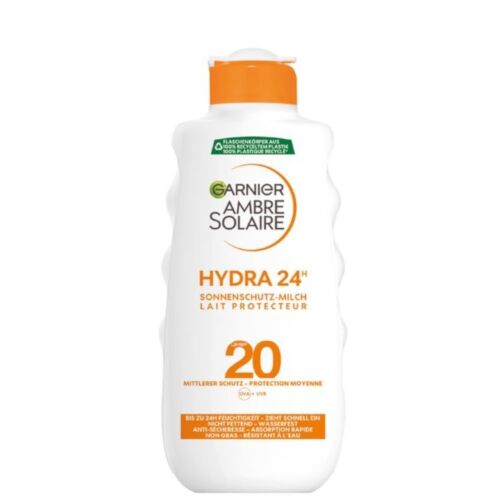 Creme Solaire Garnier Ambre Solaire Hydra 24h Protect 20 Spf 200 ML