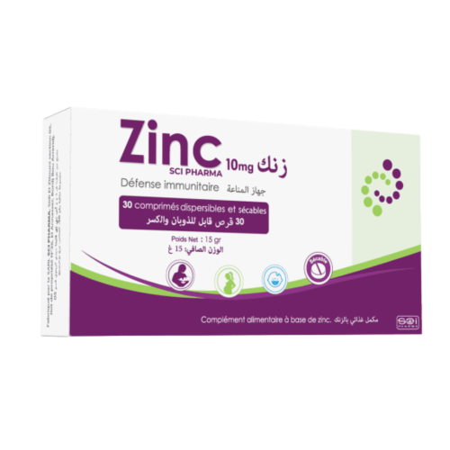 Complément Sci Zinc 10 Mg 30 Comprimés
